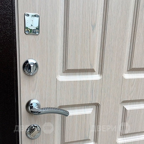 Входная металлическая Дверь Ратибор Комфорт Белёный дуб в Реутове