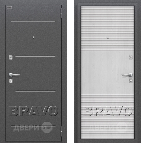 Входная металлическая Дверь Bravo Оптим Фит Pine Feelwood в Реутове