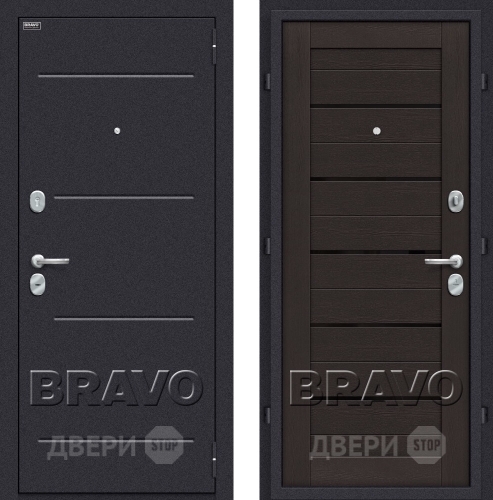 Входная металлическая Дверь Bravo Оптим Техно Eterno в Реутове