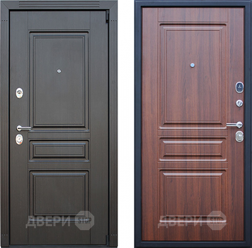 Входная металлическая Дверь АСД Гермес Орех бренди в Реутове