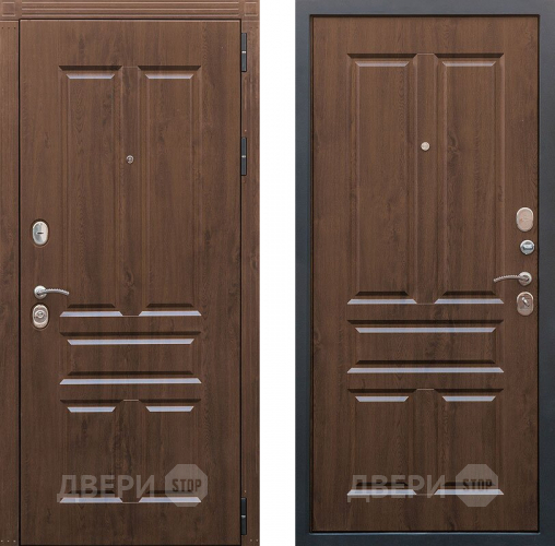 Входная металлическая Дверь Снедо Канцлер Винорит грецкий орех в Реутове