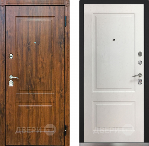 Входная металлическая Дверь Снедо V02 2К Альберо Браш Браун в Реутове