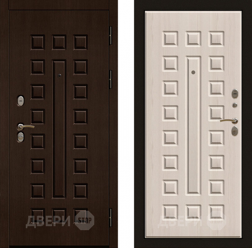 Входная металлическая Дверь Райтвер Р-Сенат Беленый Дуб в Реутове