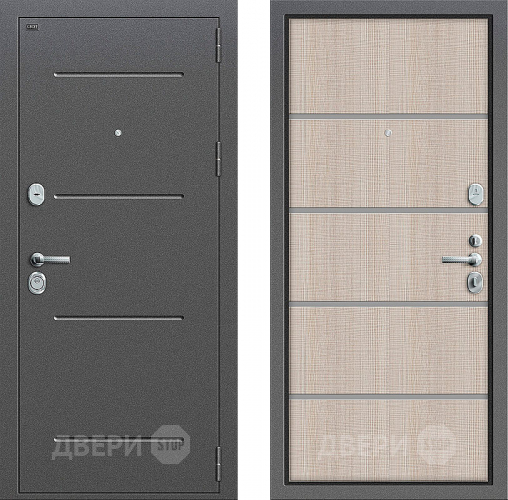 Входная металлическая Дверь Groff Т2-204 Cappuccino Crosscut в Реутове