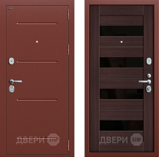 Входная металлическая Дверь Groff Т2-223 Wenge Veralinga в Реутове