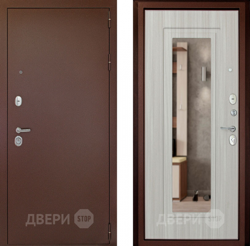 Дверь (Дверной Континент) Гарант - 1 Зеркало Сандал белый в Реутове