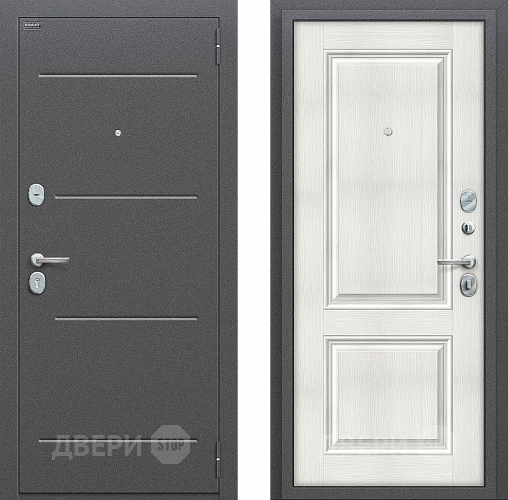 Входная металлическая Дверь Bravo Оптим Стиль Bianco Veralinga в Реутове