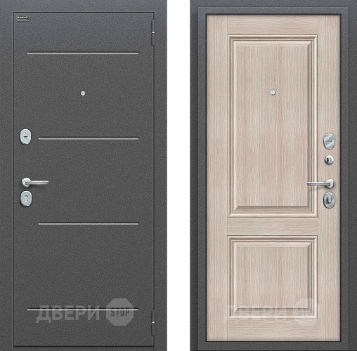 Входная металлическая Дверь Bravo Оптим Стиль Cappuccino Veralinga в Реутове