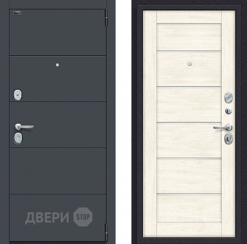 Входная металлическая Дверь Bravo Порта S-3 4/Л22 Nordic Oak в Реутове