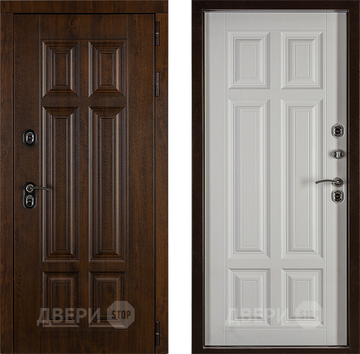 Дверь Заводская Урал ПП Лайт 3К Вайт (с терморазрывом) в Реутове