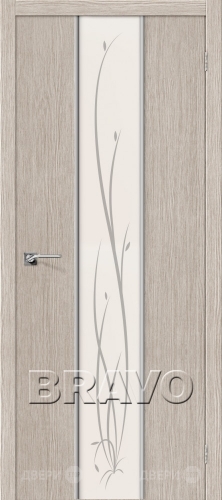 Межкомнатная дверь Глейс-2 Twig (3D Cappuccino) в Реутове