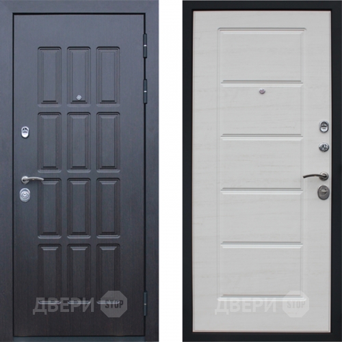 Входная металлическая Дверь АСД Фортуна Беленый дуб поперечный в Реутове