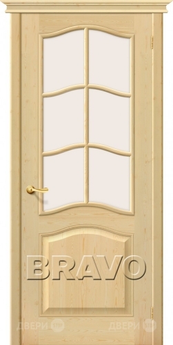 Межкомнатная дверь со стеклом М7 (Без отделки) в Реутове