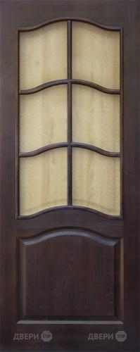 Межкомнатная дверь 7-ПО темный лак в Реутове