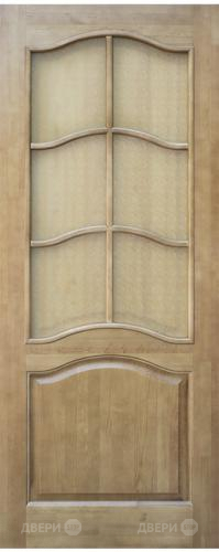 Межкомнатная дверь 7-ПО светлый лак в Реутове