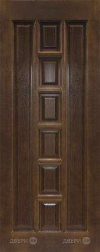 Межкомнатная дверь 11-ПГ темный лак в Реутове