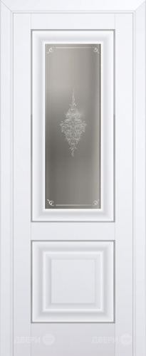 Межкомнатная дверь ProfilDoors 28U аляска (матовое, кристалл с узором) в Реутове