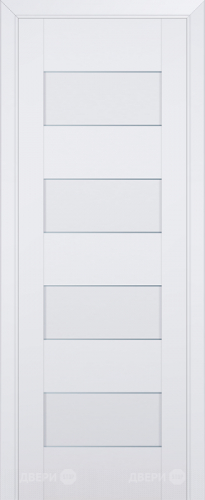 Межкомнатная дверь ProfilDoors 45U аляска частично остекленная (графит) в Реутове