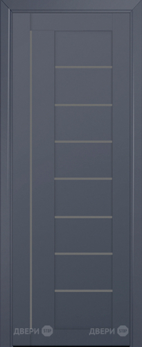 Межкомнатная дверь ProfilDoors 17U антрацит (графит) в Реутове