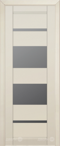 Межкомнатная дверь ProfilDoors 72U магнолия сатинат (графит) в Реутове