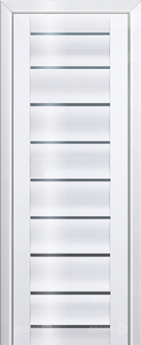 Межкомнатная дверь ProfilDoors 76L белый люкс (графит) в Реутове