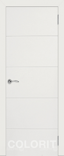 Межкомнатная дверь Граффити 2 ПГ белая эмаль в Реутове