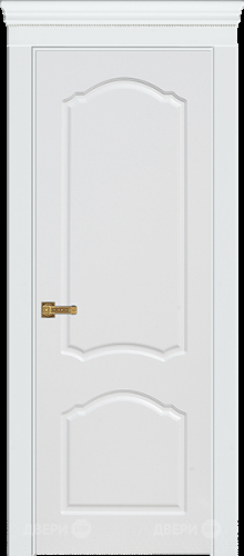 Межкомнатная дверь Танго ПГ белая эмаль в Реутове