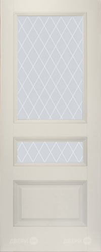 Межкомнатная дверь ProfilDoors 68U магнолия сатинат (ромб) в Реутове