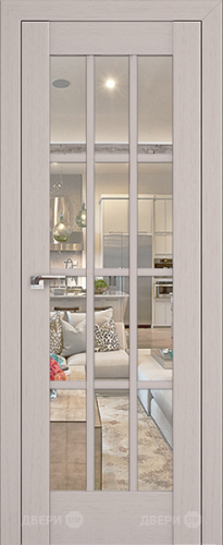 Межкомнатная дверь ProfilDoors 102X пекан белый (матовое) в Реутове