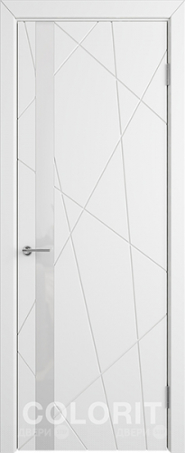 Межкомнатная дверь К5 ПО белая эмаль в Реутове