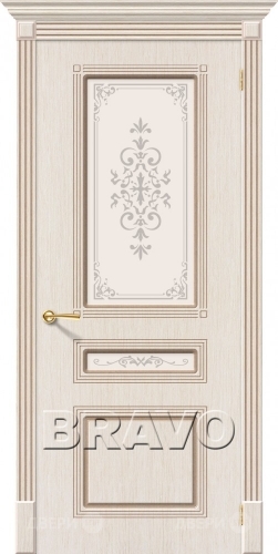 Межкомнатная дверь со стеклом Стиль (БелДуб) в Реутове