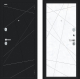 Входная металлическая Дверь Bravo Граффити-5 Букле черное/Snow Art в Реутове