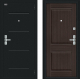 Входная металлическая Дверь Bravo Нео Букле черное/Wenge Veralinga в Реутове