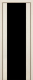 Межкомнатная дверь ProfilDoors 8X эш вайт мелинга (черный триплекс) в Реутове