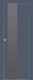 Межкомнатная дверь ProfilDoors 5E Антрацит (серебряный лак) в Реутове