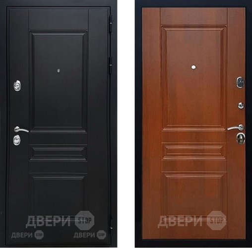 Входная металлическая Дверь Геркон (Gercon) Лондон панель МДФ Итальянский орех в Реутове