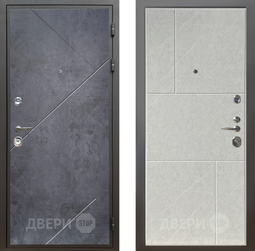 Входная металлическая Дверь Шелтер (SHELTER) Комфорт Бетон урбан индиго 9 Гранит лава лайт в Реутове