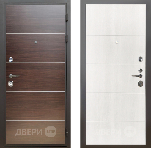 Входная металлическая Дверь Шелтер (SHELTER) Комфорт Венге структурный горизонт 7 Дуб филадельфия крем в Реутове