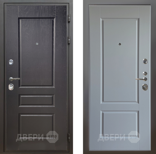 Входная металлическая Дверь Шелтер (SHELTER) Комфорт Дуб английский 6 Силк Маус в Реутове