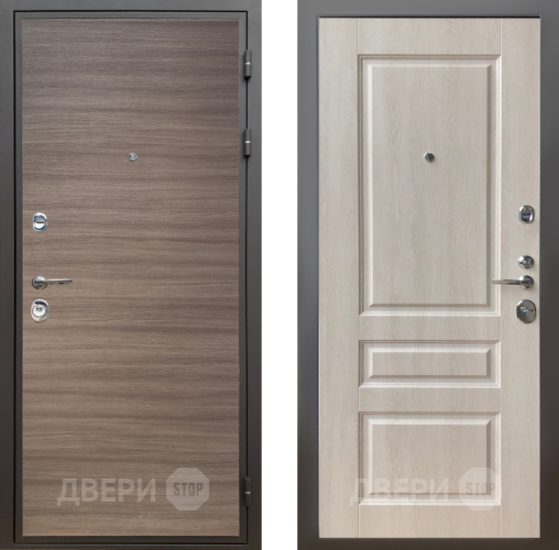 Дверь Шелтер (SHELTER) Комфорт Дуб тоскано поперечный 3 Дуб филадельфия крем в Реутове