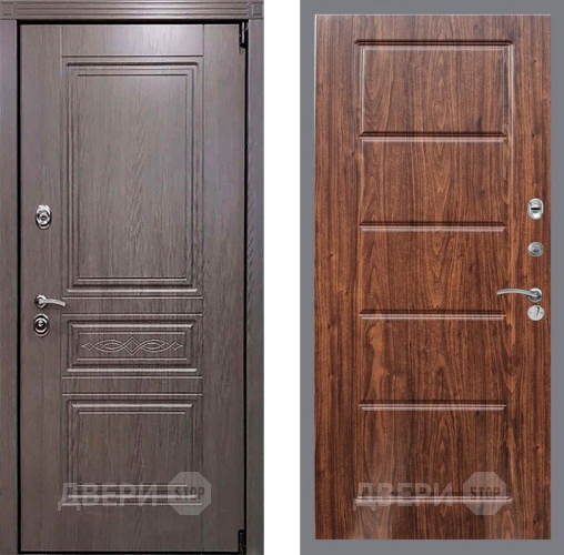 Входная металлическая Дверь Рекс (REX) Пренмиум-S FL-39 орех тисненый в Реутове