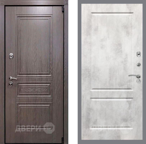 Входная металлическая Дверь Рекс (REX) Пренмиум-S FL-117 Бетон светлый в Реутове