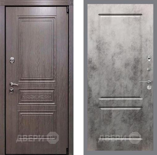 Входная металлическая Дверь Рекс (REX) Пренмиум-S FL-117 Бетон темный в Реутове