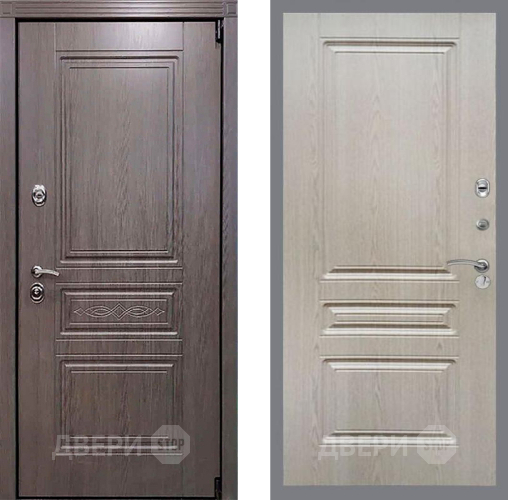 Входная металлическая Дверь Рекс (REX) Пренмиум-S FL-243 Беленый дуб в Реутове