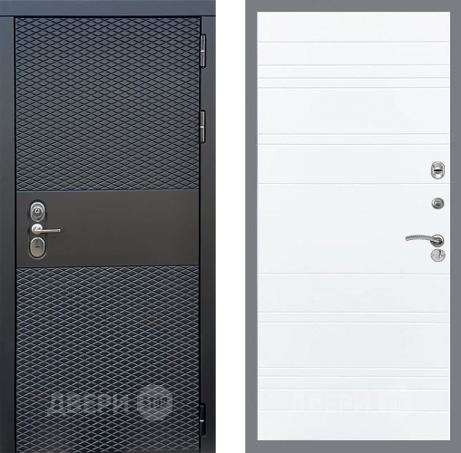 Входная металлическая Дверь Стоп БЛЭК CISA Лайн Силк Сноу в Реутове