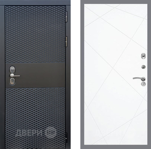 Входная металлическая Дверь Стоп БЛЭК CISA ФЛ-291 Силк Сноу в Реутове