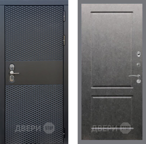 Входная металлическая Дверь Стоп БЛЭК CISA ФЛ-117 Штукатурка графит в Реутове