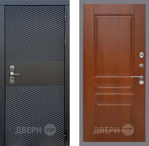 Входная металлическая Дверь Стоп БЛЭК CISA ФЛ-243 Итальянский орех в Реутове