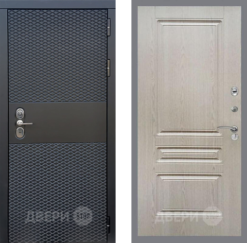 Входная металлическая Дверь Стоп БЛЭК CISA ФЛ-243 Беленый дуб в Реутове