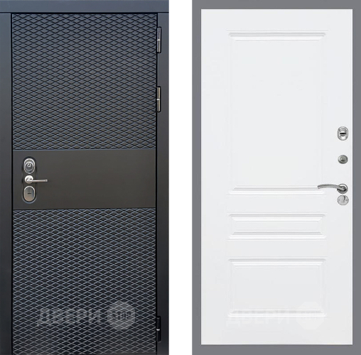 Входная металлическая Дверь Стоп БЛЭК CISA ФЛ-243 Силк Сноу в Реутове